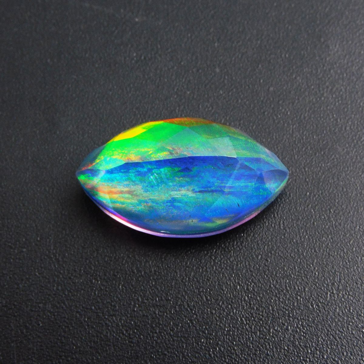 Natural Boulder Opal 11.40 Ct Marquise Cut Doublet Each CERTIFIED Loose Gemstone