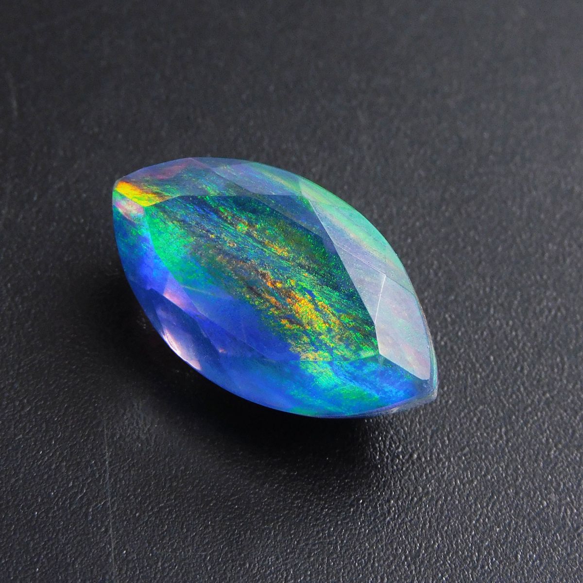 Natural Boulder Opal 11.40 Ct Marquise Cut Doublet Each CERTIFIED Loose Gemstone