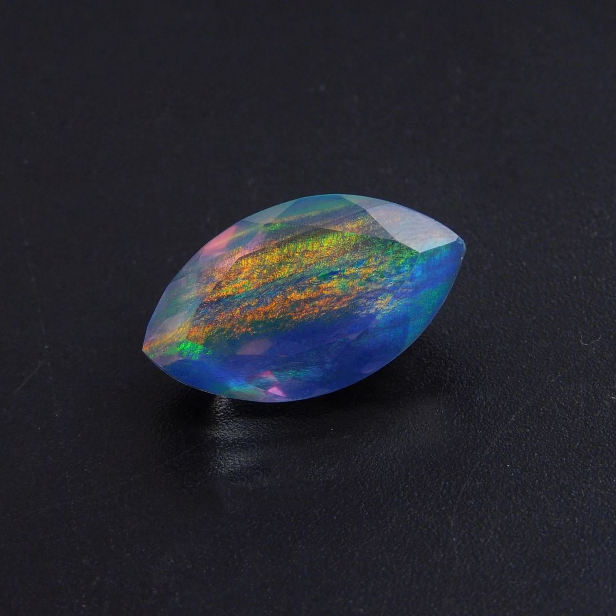 Natural Boulder Opal 11.40 Ct Marquise Cut Doublet Each CERTIFIED Loose Gemstone