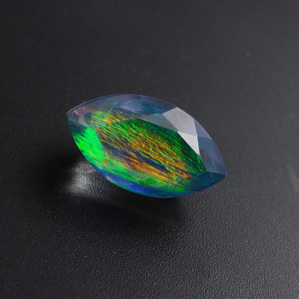 Marquise Cut Loose Gemstone Doublet Each 11.75 Ct CERTIFIED Natural Boulder Opal