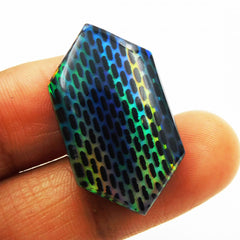 Natural Opal Doublet Multi-Color CERTIFIED 18.70 Carat Fancy Cut Loose Gemstone