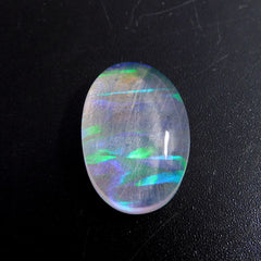 Doublet Opal Oval Cut 20.50 Ct Multi Color Natural Loose Gemstone CERTIFIED