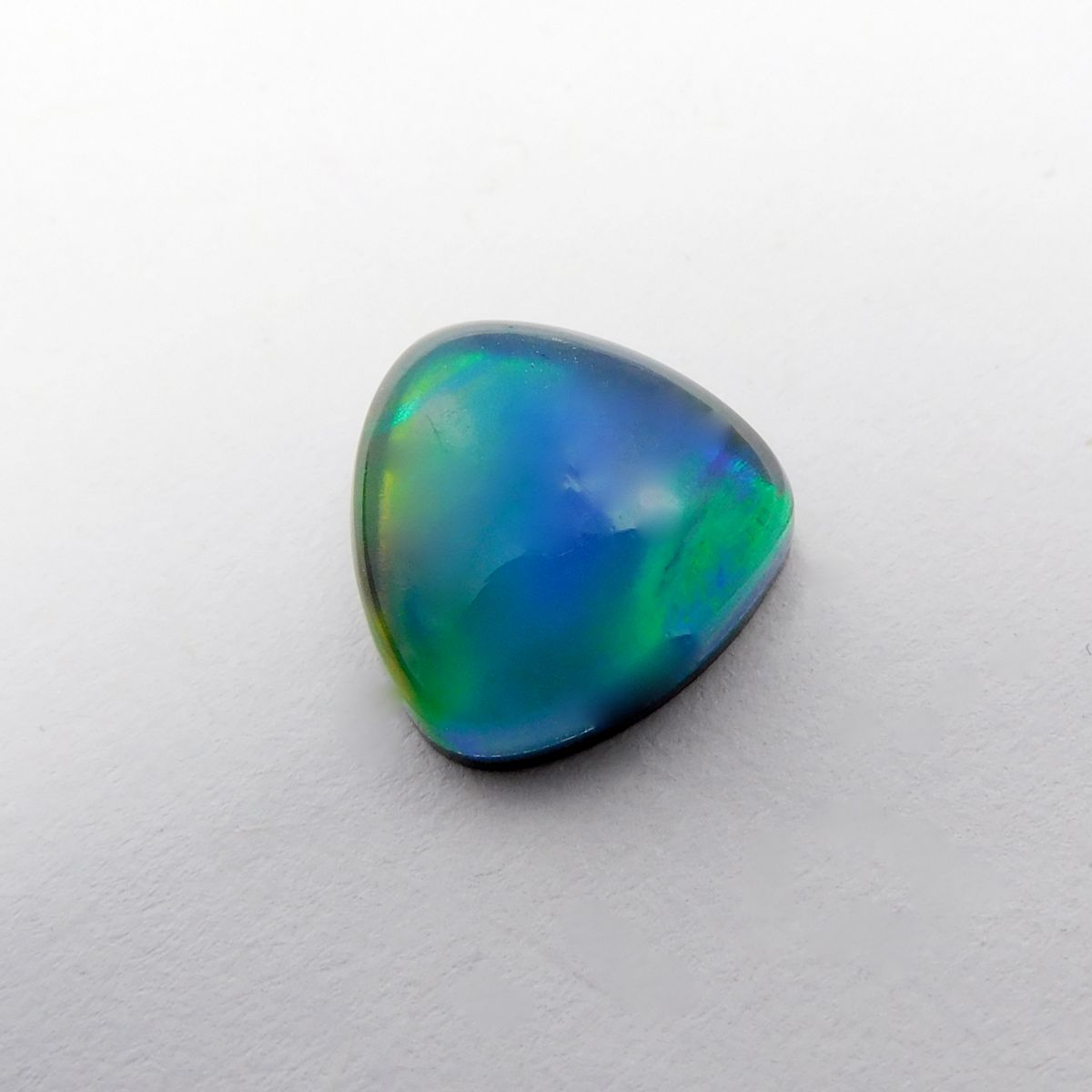 Natural Multi Color Pear Cut Doublet Opal 3.85 Ct CERTIFIED Loose Gemstone