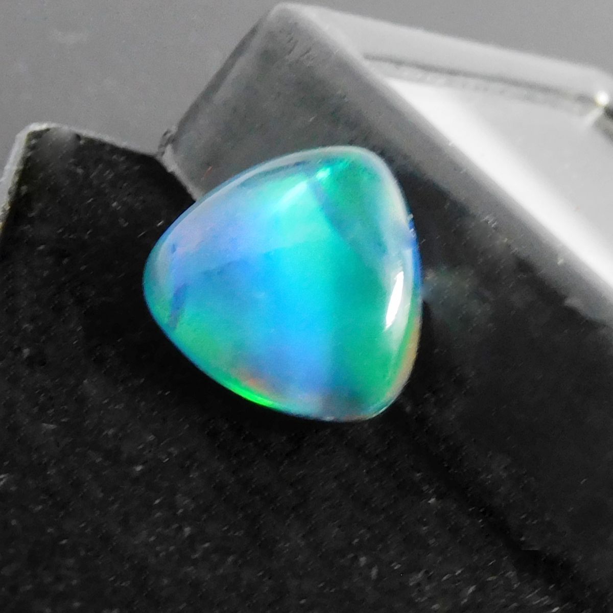 Natural Multi Color Pear Cut Doublet Opal 3.85 Ct CERTIFIED Loose Gemstone