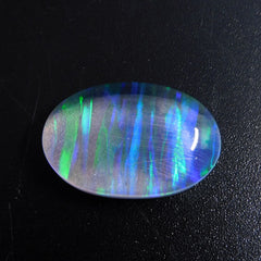 Natural Boulder Opal 21.30 Ct Oval Cut Multi Color CERTIFIED Loose Gemstone
