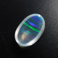 Natural Boulder Opal 21.30 Ct Oval Cut Multi Color CERTIFIED Loose Gemstone