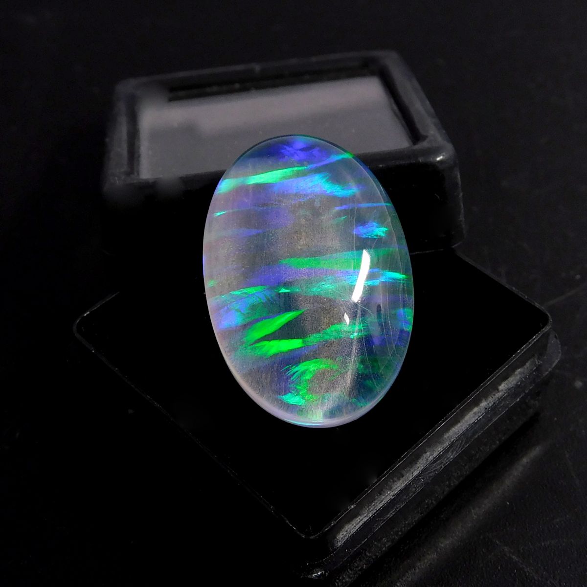 CERTIFIED Boulder Opal 21.25 Ct Natural Multi Color Loose Gemstone Oval Cut