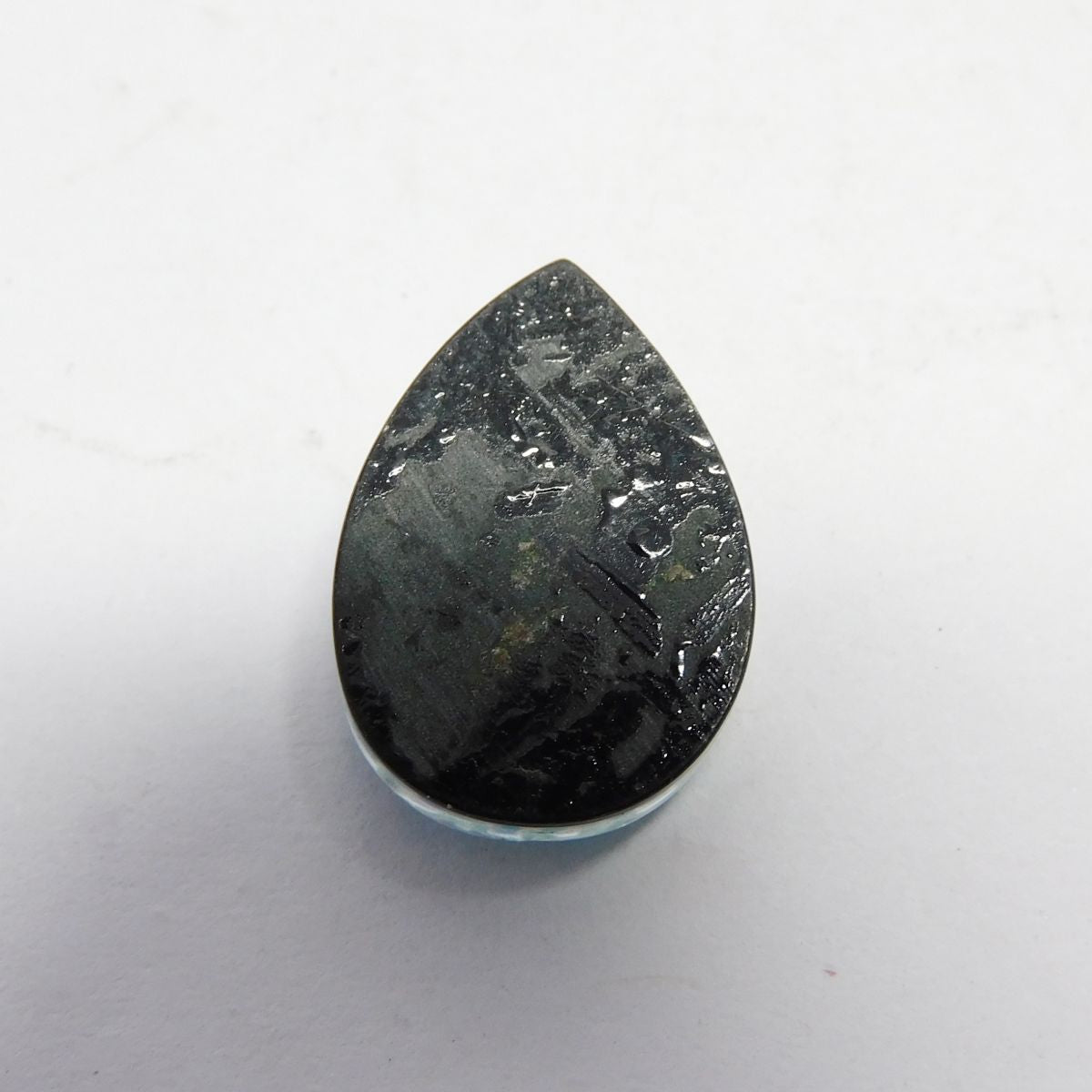 Doublet Opal Pear Cut 9.10 Ct Multi Color Natural Loose Gemstone CERTIFIED