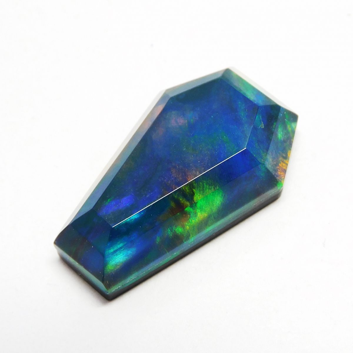 CERTIFIED 11.20 Ct Natural Doublet Opal Fancy Cut Loose Gemstone Multi Color