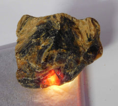 Natural Orange Amber Uncut Rough 300.85 Carat CERTIFIED Rare Loose Gemstone