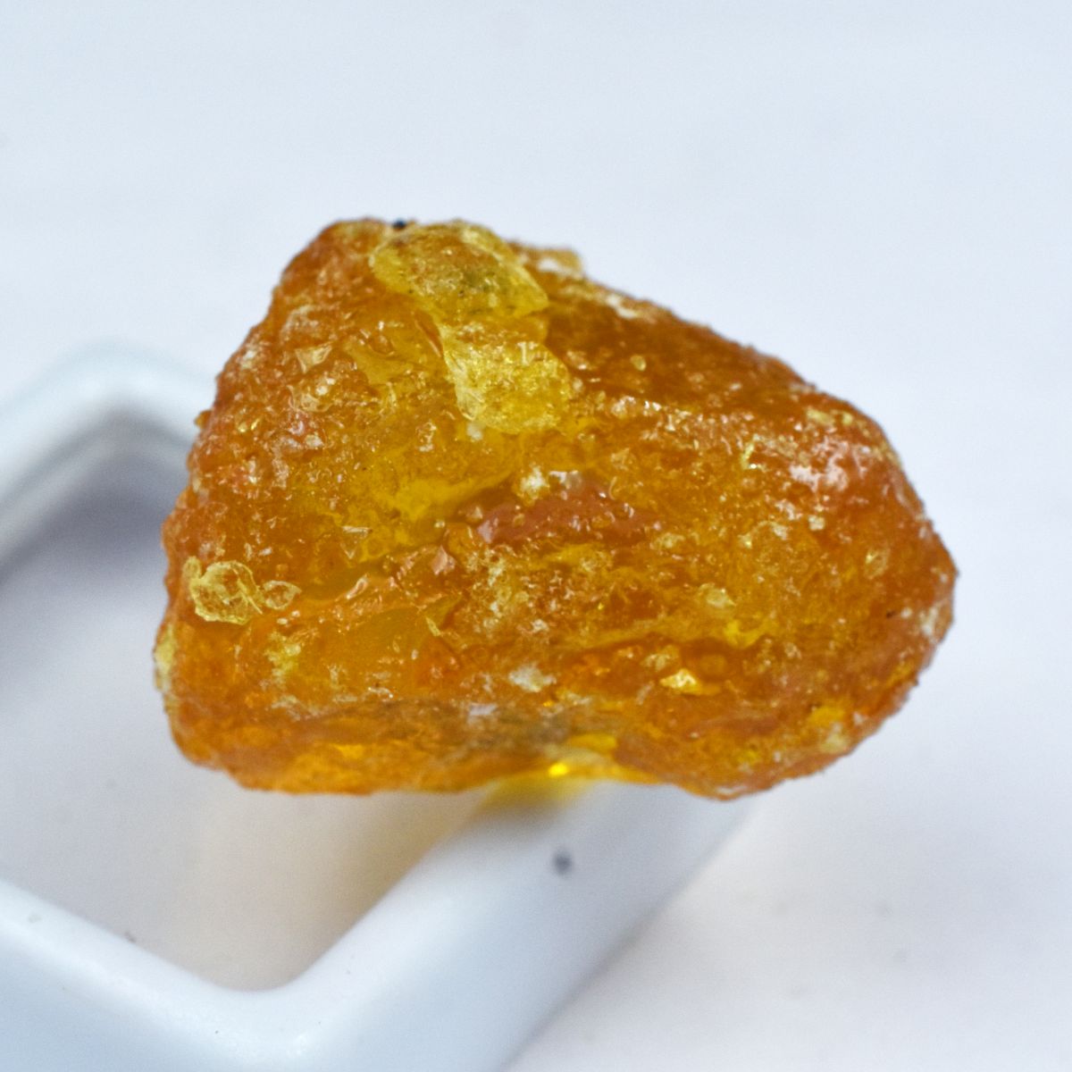 CERTIFIED Natural Orange Amber Raw Rough 14.15 Ct Uncut  Loose Rough Gemstone