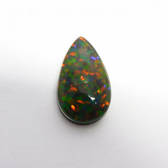 Doublet Opal Pear 13.50 Ct Multi Color Natural Doublet Opal Gemstone CERTIFIED