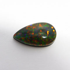 Doublet Opal Pear 13.50 Ct Multi Color Natural Doublet Opal Gemstone CERTIFIED