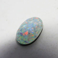 Doublet Opal Multi Color Opal 9.70 Ct Natural Loose Gemstone CERTIFIED Oval Cut