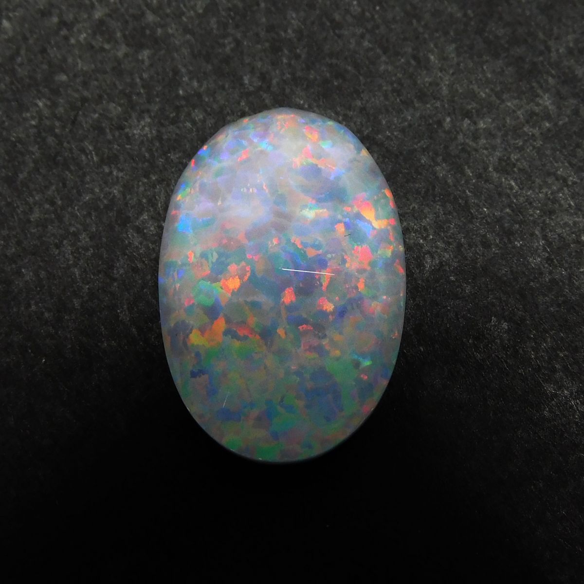 Doublet Opal Multi Color Opal 9.70 Ct Natural Loose Gemstone CERTIFIED Oval Cut