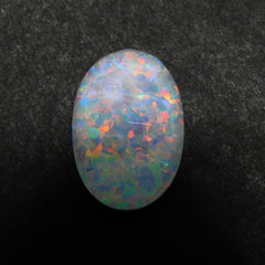 Doublet Opal Multi Color Opal 9.70 Ct Natural Loose Gemstone CERTIFIED Oval Cut