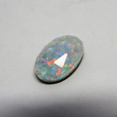 Doublet Opal Multi Color Opal 9.70 Ct Natural Loose Gemstone CERTIFIED Oval Cut