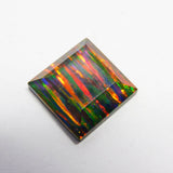 Doublet Opal Square Cuat 11.50 Ct Multi Color Natural Loose Gemstone CERTIFIED