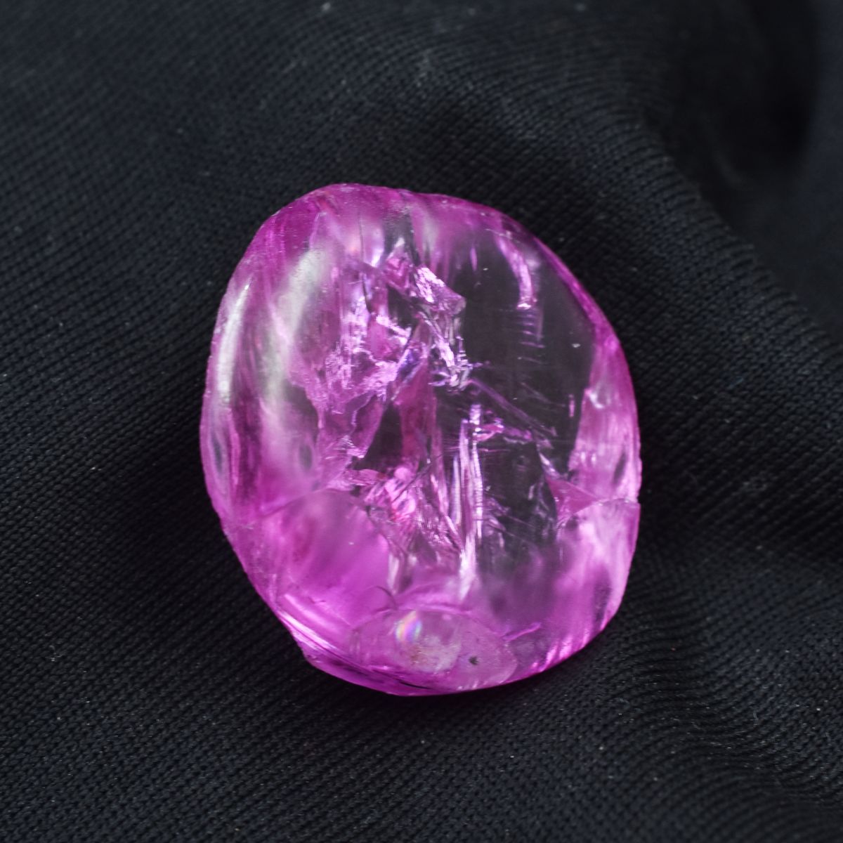 Natural Uncut Raw Rough 40.80 Ct Pink Rough Zircon CERTIFIED Loose Gemstone