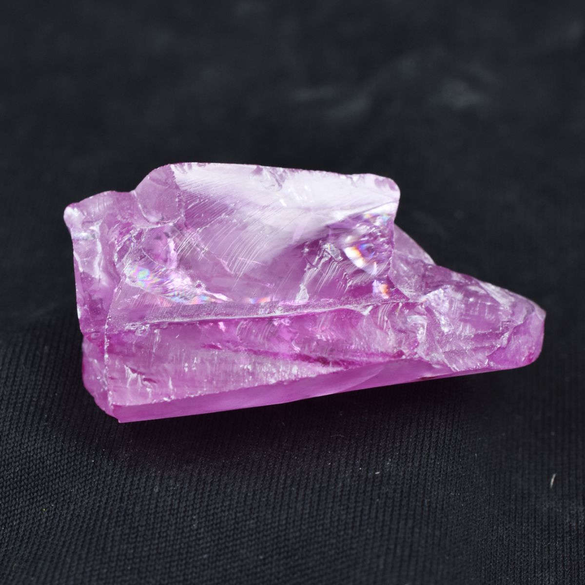 Natural Uncut Zircon Rough 95.85 Ct Pink Zircon Rough CERTIFIED Loose Gemstone