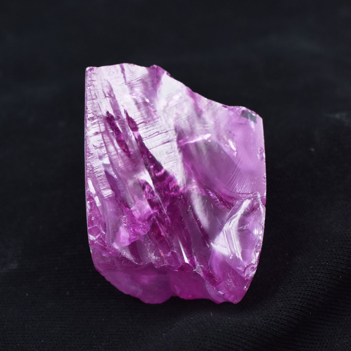 Natural Pink Rough Zircon 104.00 Carat Uncut Raw Rough CERTIFIED Loose Gemstone