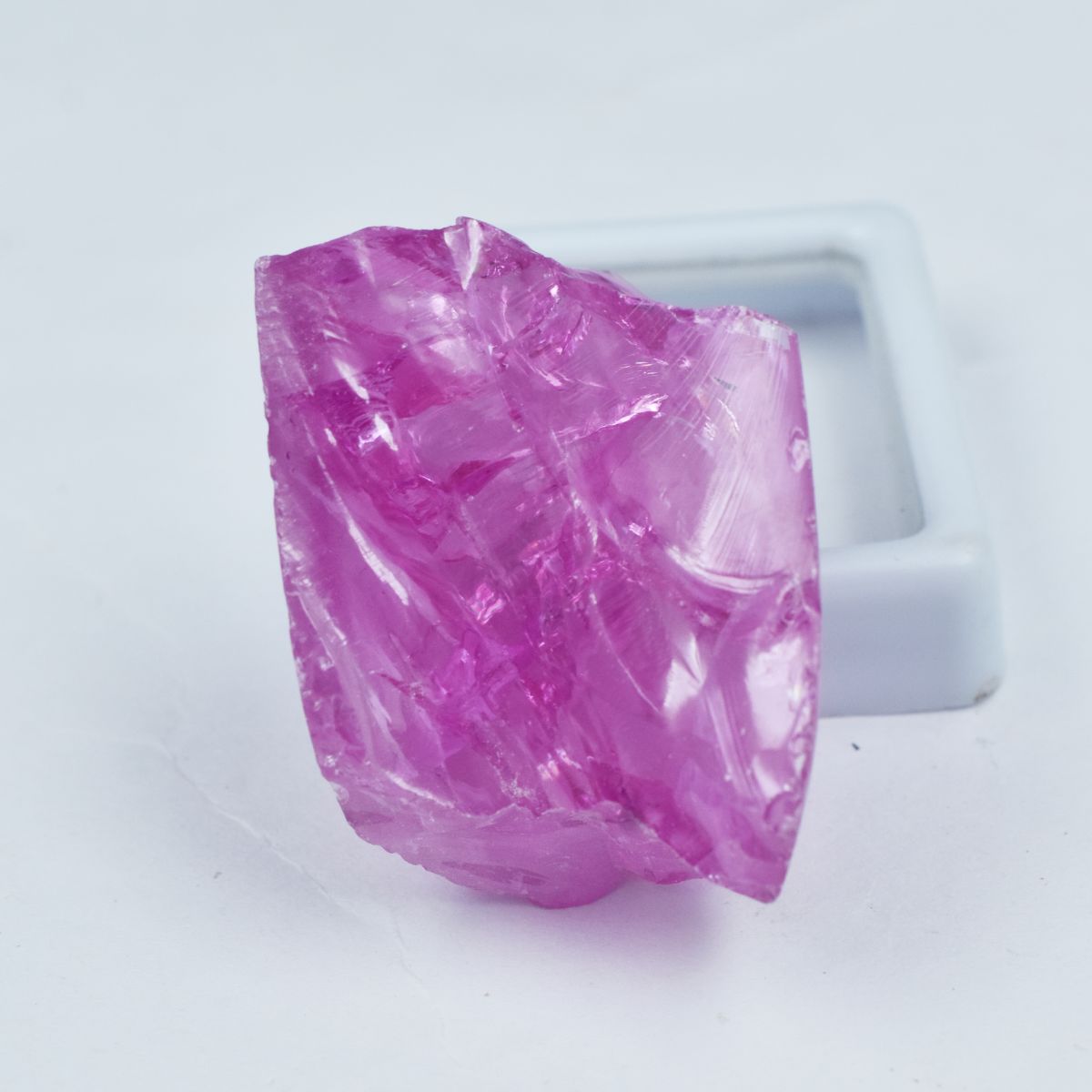 Natural Pink Rough Zircon 104.00 Carat Uncut Raw Rough CERTIFIED Loose Gemstone