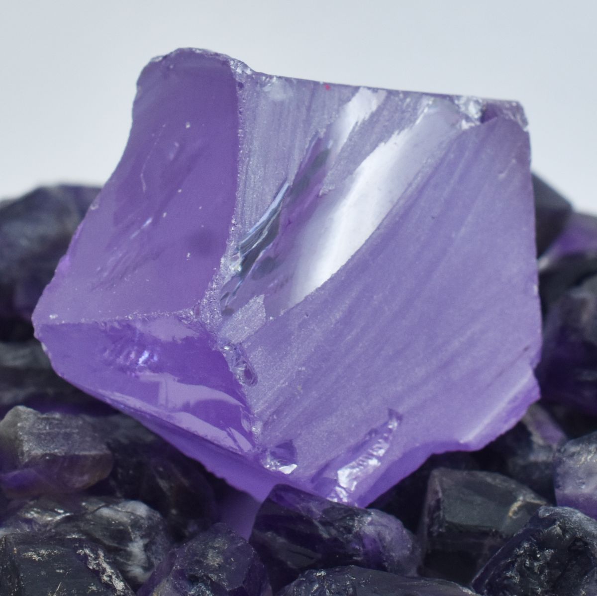 CERTIFIED Purple Zircon Rough 102.23 Ct Natural Uncut Loose Gemstone