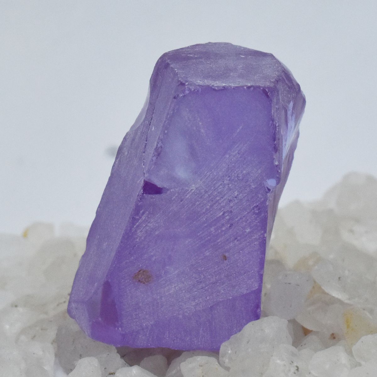 CERTIFIED Natural 123.23 Ct Zircon Uncut Rough Purple Loose Gemstone