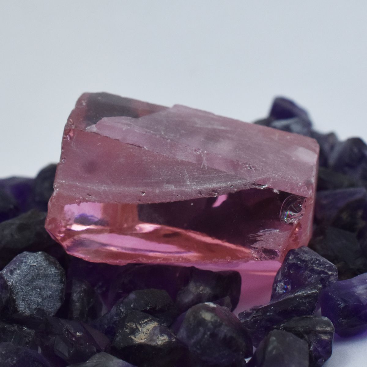 Natural Pink Zircon 294.67 Ct Rough CERTIFIED Uncut Rough Natural Loose Gemstone