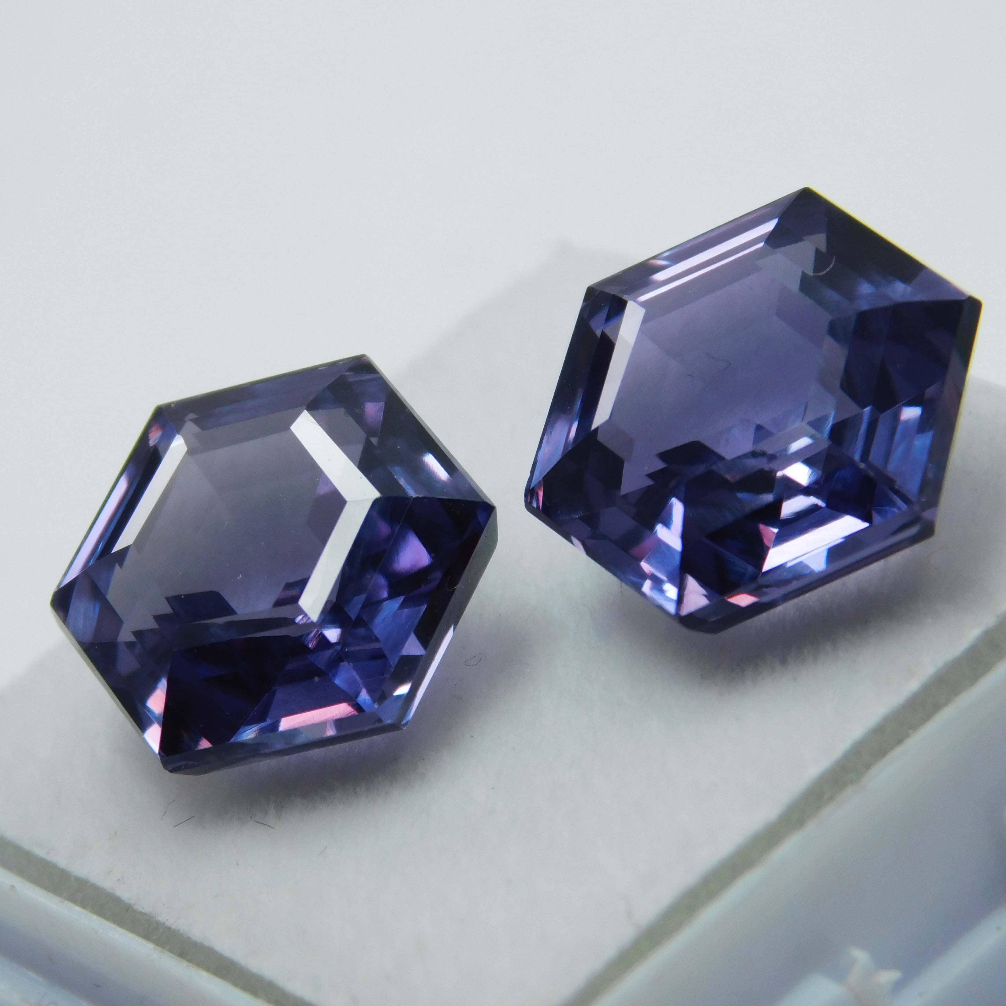 16.65 Carat Pair Natural Color Change Alexandrite Fancy Shape Color Change Certified Loose Gemstone Gorgeous Stone Best Russian Gemstone Specially Use For Good Luck Etc gemsbuild 