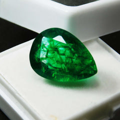 16.92 Carat Natural Green Colombian Emerald Certified Loose Gemstones Best Engagement Rings gemsbuild 