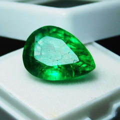 16.92 Carat Natural Green Colombian Emerald Certified Loose Gemstones Best Engagement Rings gemsbuild 