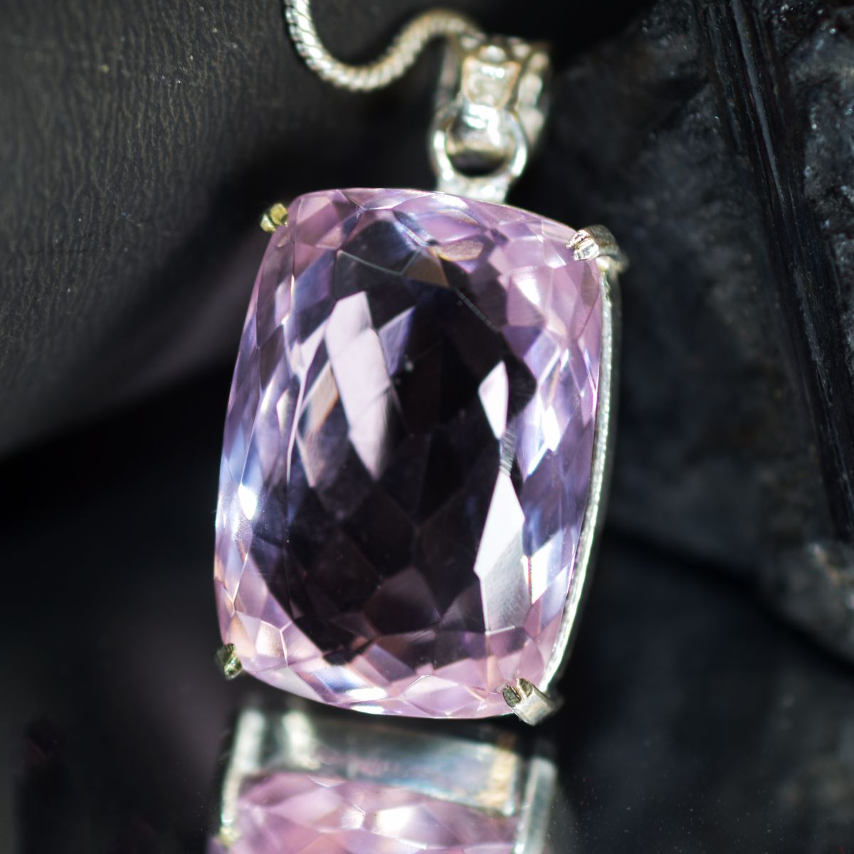 Natural Pendant Pink Topaz Emerald 925 Sterling Silver 98.40 Gems CERTIFIED