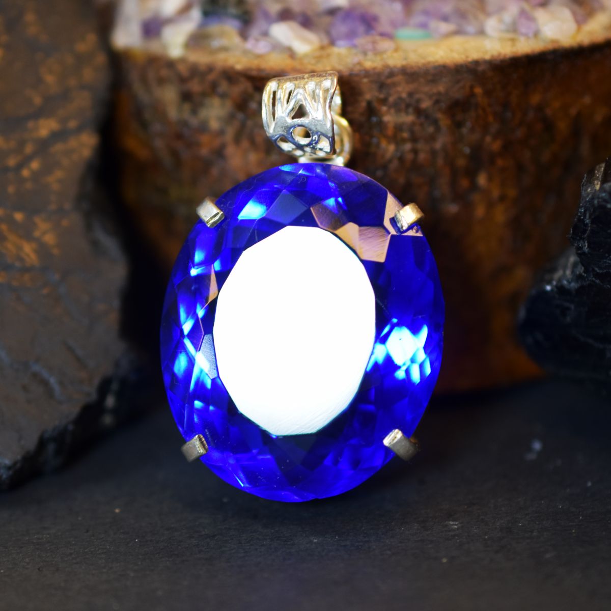 topaz pendant for women