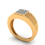 The Masterclass Men’s Moissanite Ring (18K Gold)