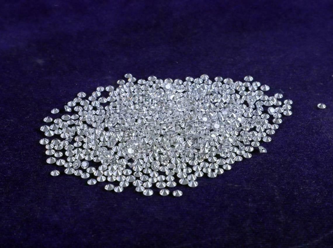 1 mm   CVD Diamond SI1 DEF Color CVD/HPHT Gemstone 100 PCS LOT Lab Grown Loose