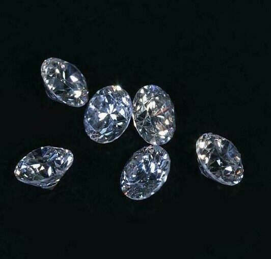 1 mm   CVD Diamond SI1 DEF Color CVD/HPHT Gemstone 100 PCS LOT Lab Grown Loose