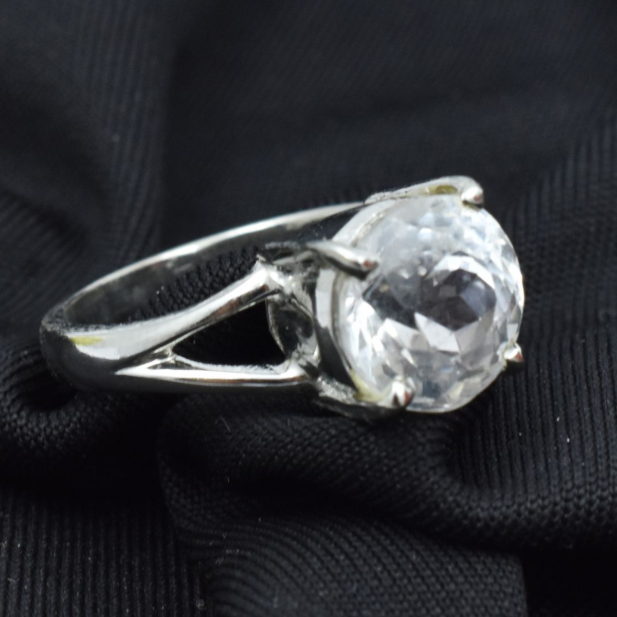 silver sapphire ring India