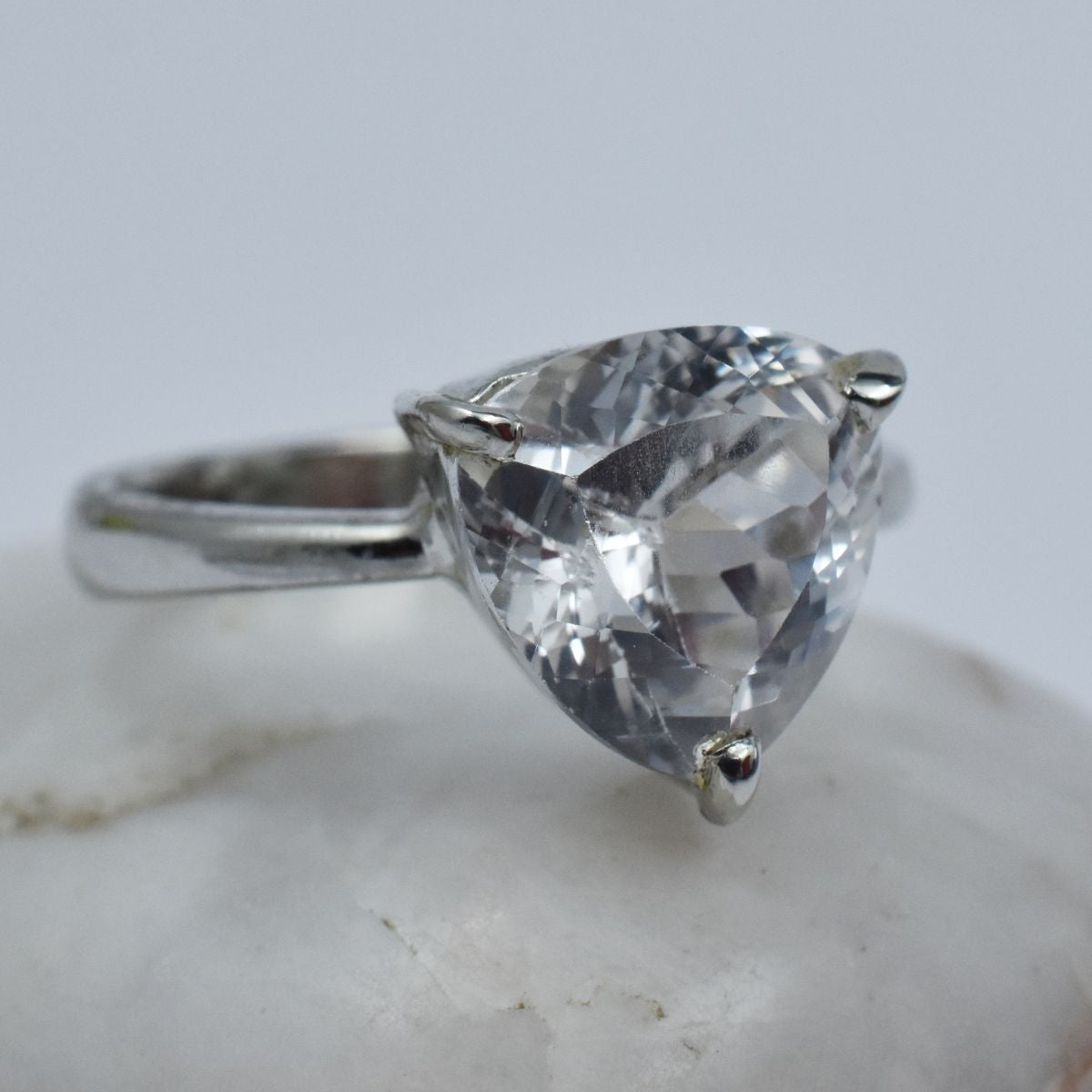silver sapphire ring India