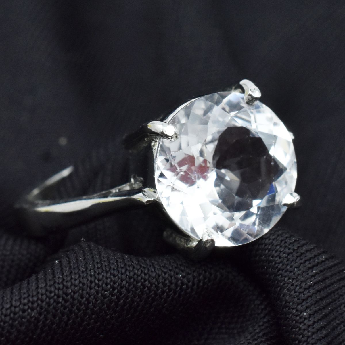 silver sapphire ring India