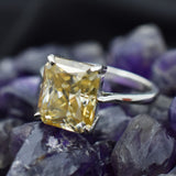 natural emerald ring