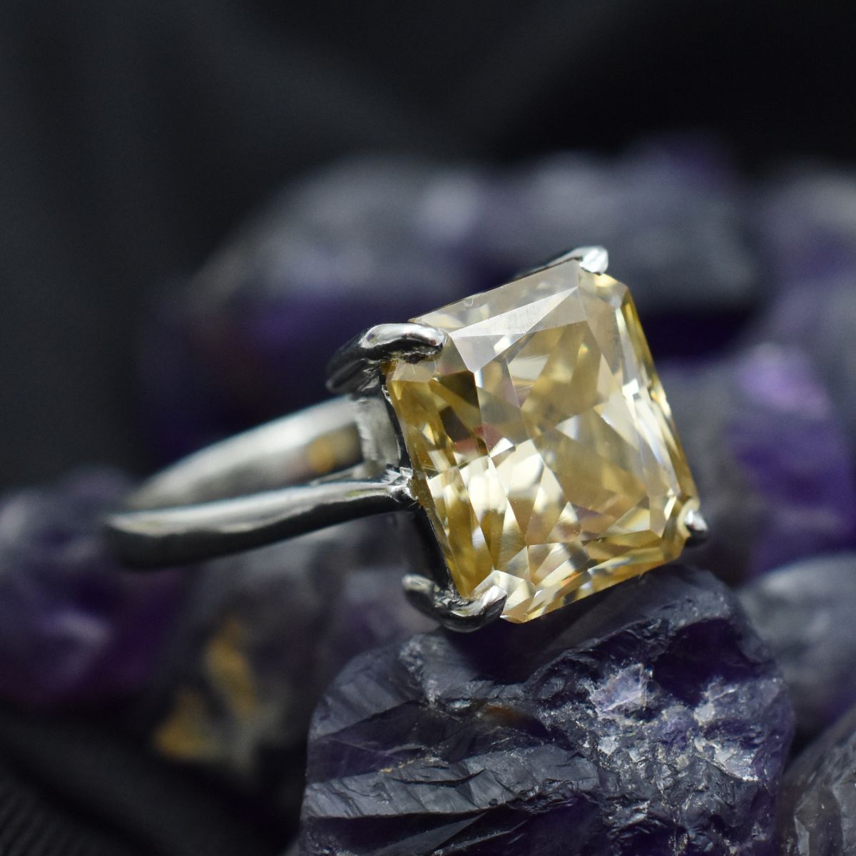 handmade emerald ring