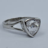 sterling silver sapphire ring