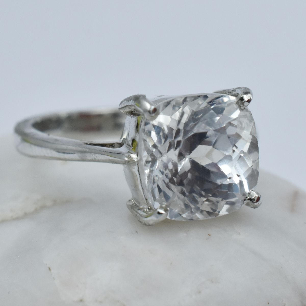 silver sapphire ring India