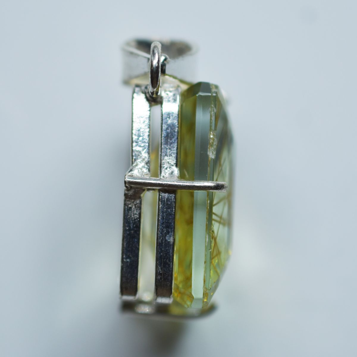 handmade topaz pendant