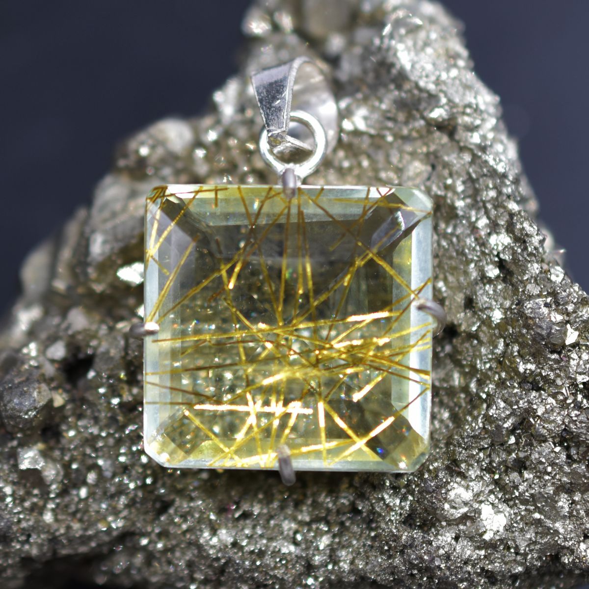 natural gemstone pendant