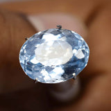 sterling silver aquamarine pendant