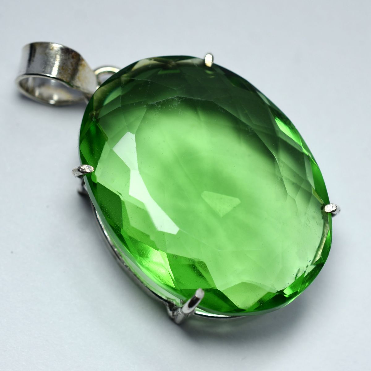 natural peridot pendant