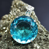 natural topaz pendant