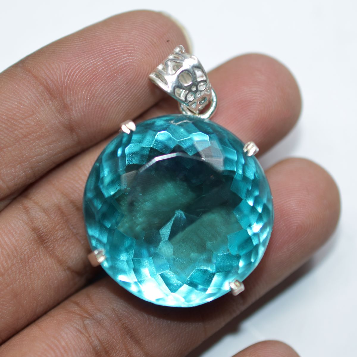 topaz pendant for women